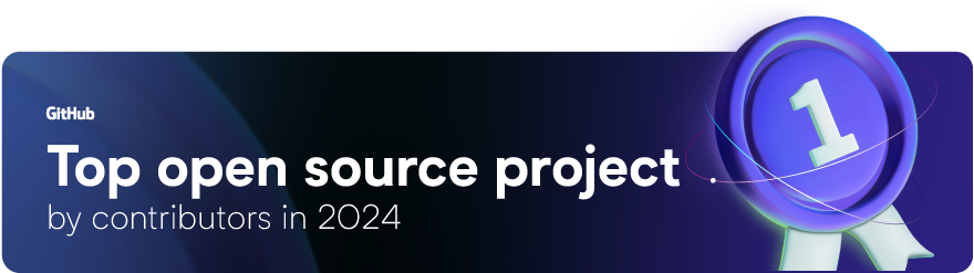 GitHub's top open source project by contributors in 2024